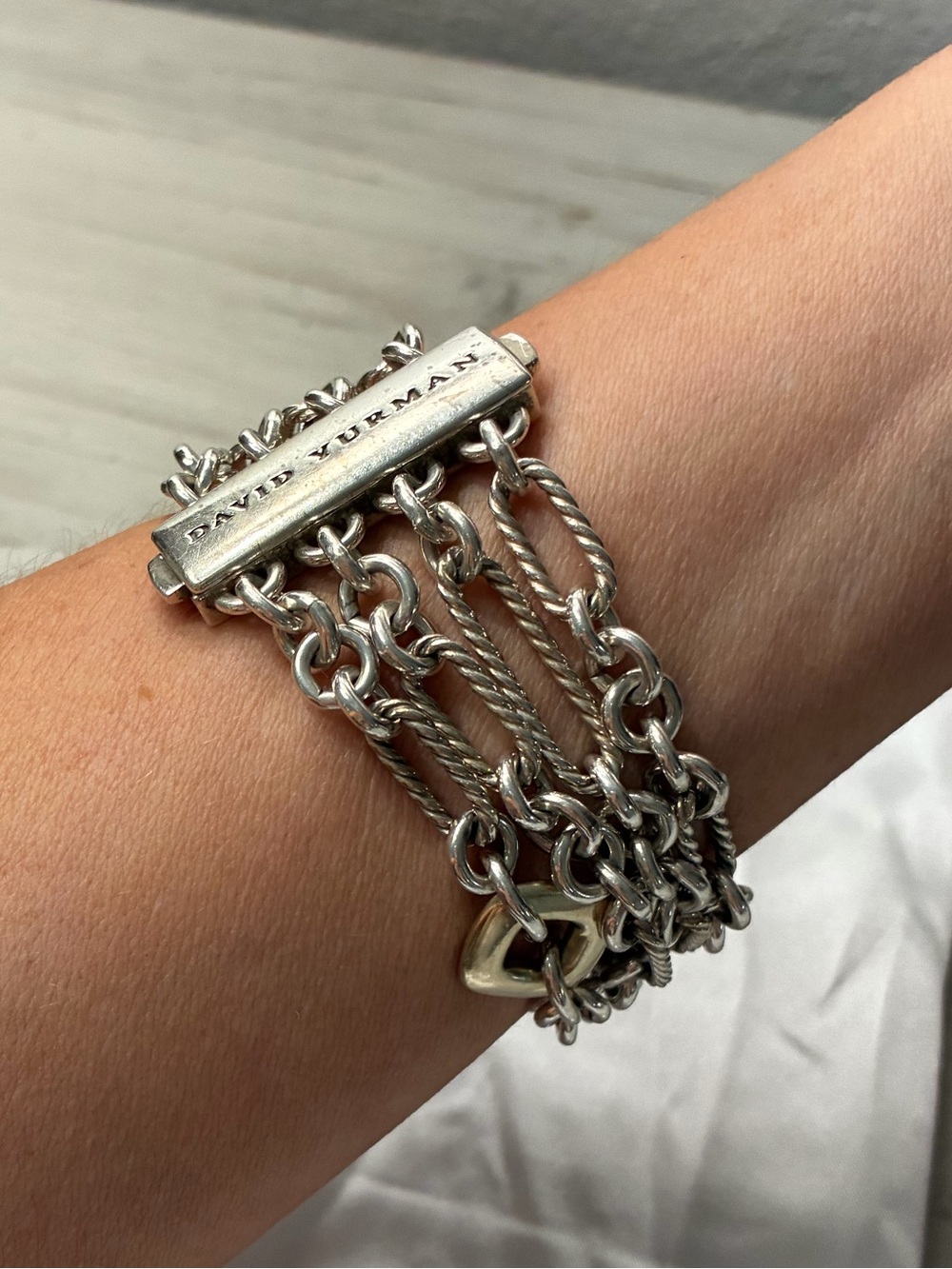 DAVID YURMAN 4 Strand Chain Bracelet